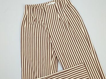 bluzki w paski pull and bear: Material trousers, Mango, S (EU 36), condition - Perfect