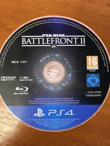 жёсткий диск: Məhsul: Star Wars Battlefront II – PS4 (Blu‑ray Disc) - Platforma