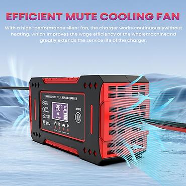 tesla charger: 12V Intelligent Pulse REP AIR Charger – ağıllı akkumulyator şarj — 1