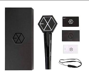 фонарик брелок: Официальный лайтстик EXO (EXO Light Stick) с фирменным шестигранным — 1