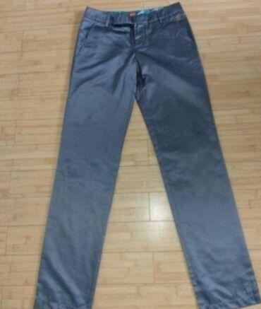 kozne pantalone cena: S (EU 36), Regular rise, Straight