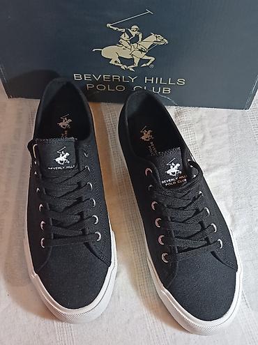 goroteks patike: Beverly Hills Polo Club muške patike – crne platnene tenisice sa — 5