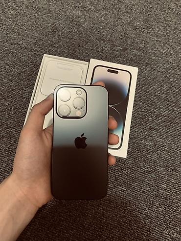 iphone 14 pro: IPhone 14 Pro, Б/у, 128 ГБ, Черный, Коробка, 78 % — 1
