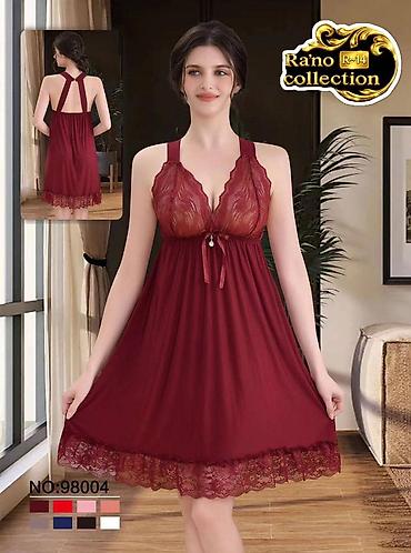 Комплекты: Комплект, Пеньюар, Сатин, С кружевом — 42