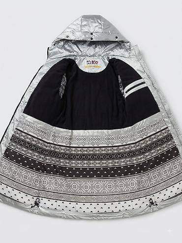 nike vintage: Подростковый зимний пуховик KIKO - Цвет: серебристый металлик. - — 2