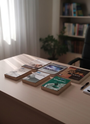 Digər kitablar və jurnallar: Qayda ve test kitablari DİM tapilmayan nesirler yeni kimi demek olar — 1