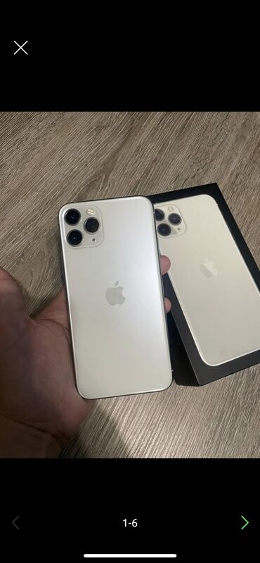 телевизор не рабочий: IPhone 11 Pro, Б/у, 256 ГБ, Серебристый, Коробка, 82 %