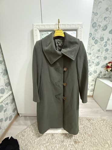 Пальто: Пальто, Осень-весна, По колено, 5XL (EU 50)