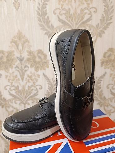 черные мужские мокасины: Qara rəngli kişi loaferləri - Brend: Luivito (daxili etiketi - Model — 6