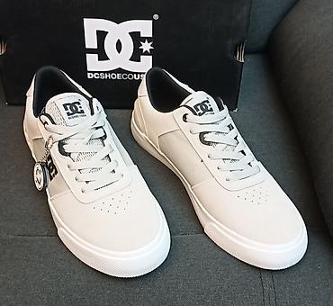 ccc rs: DC Shoes nove KOŽNE patike 44 svetlo siva boja - Niski lifestyle/skate — 2