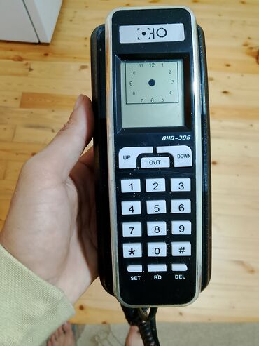 simli mikrofon: Məhsul: Divara quraşdırılan simli telefon aparatı – model OHO-306