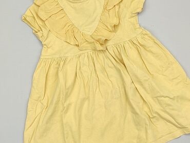 sukienka żólta: Dress, H&M, 3-4 years, 98-104 cm, condition - Good