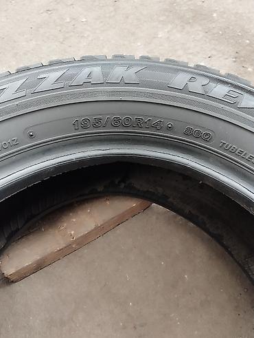 60: Шины 195 / 60 / R 14, Зима, Б/у, 1 шт, Легковые, Япония, Bridgestone — 2