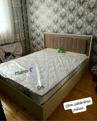 2 neferlik matras: Yeni, İkinəfərlik çarpayı, Bazasız, Matras ilə, Siyirməsiz