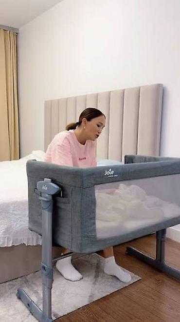 Кровати: Манеж-колыбель Joie Roomie Glide «Starry Night» - Тип: прикроватная — 2