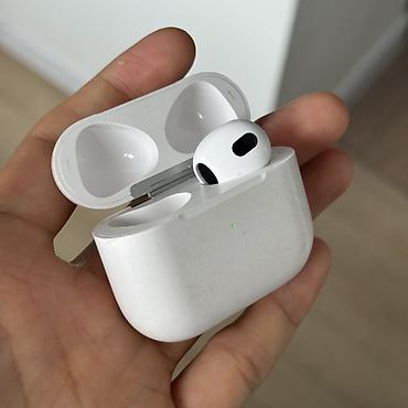 Аудиотехника: Зымсыз ичине салынуучу кулакчындар, Apple, Airpods 3, Колдонулган — 3