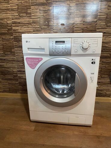 новая стиральная машина: Стиральная машина LG, Б/у, Автомат, До 6 кг, Узкая