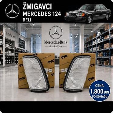 Stop svetla: MERCEDES 124 STAKLO ŠTOPA ZATAMNJENO RESTAJLING I ZUTO BELO | Stop — 2