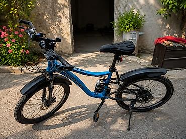 velosiped dağ: Mustang dağ velosipedi – mavi rəng Texniki xüsusiyyətlər və təchizat — 1