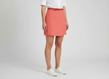 spódnice zamszowa allegro: Women`s skirt, size S