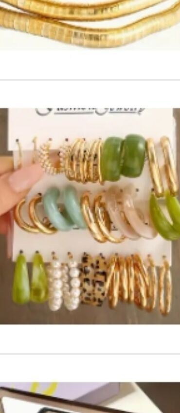 İnformatika: Qadınlar üçün çoxparçalı sırğa dəsti Məzmun: - “Fashion Jewelry”