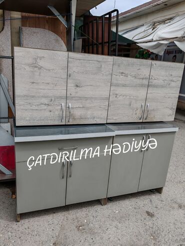 işlenmiş kuxna mebili: *MƏTBƏX mebeli :-TƏCİLİ SATILIR*‼️ QİYMƏT:-175₼ ÖLÇÜ:-1.6