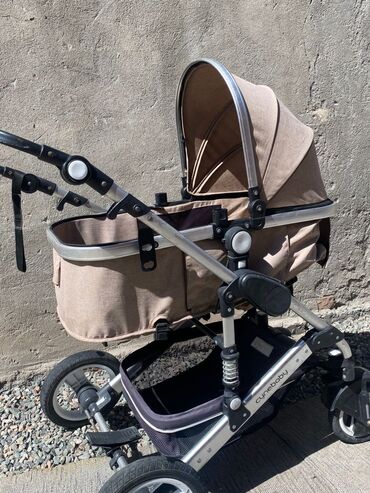 коляска cybex: Коляска, цвет - Коричневый, Б/у