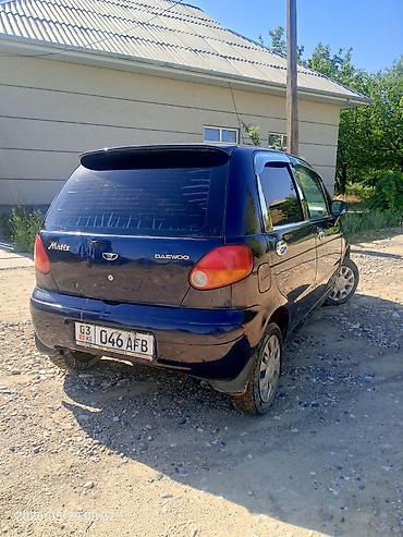 кадамжа: Daewoo Matiz: 2001 г., 0.8 л — 5