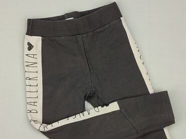 spodnie z wysokim stanem dzwony: Sweatpants, Little kids, 3-4 years, 104, condition - Good