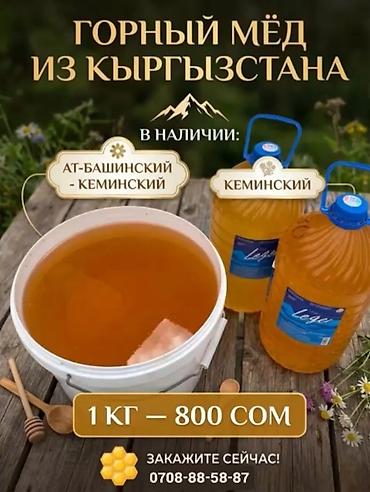 Мёд: Горный мёд из Кыргызстана - Сорта: Ат-Башинский – Кеминский — 1