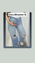 qadınlar üçün ağ cinslər: Cinslər, Zara, rəng - Mavi