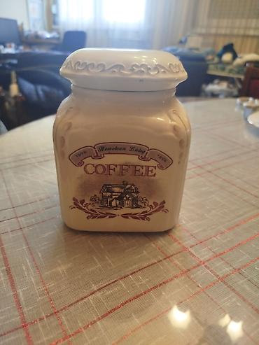 Ostalo posuđe: Stara retro ukrasna dekorativna cinija posuda za kafu - vintage — 8