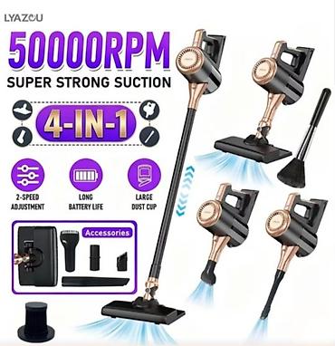 Tozsoranlar: LYAZOU 4‑in‑1 Simsiz Tozsoran - Super güclü sorucu: 50000 RPM — 1