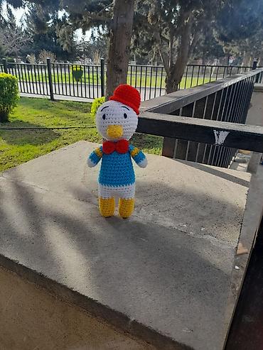 oyuncaq masınlar: Amigurumi toxunma oyuncağı – ördək fiquru - Material: yüksək — 1