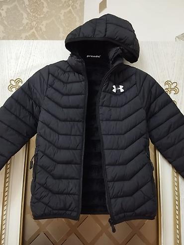 kinder one piece: Qara rəngli kapüşonlu qış gödəkçəsi - Rəng: qara - Model: yüngül — 5