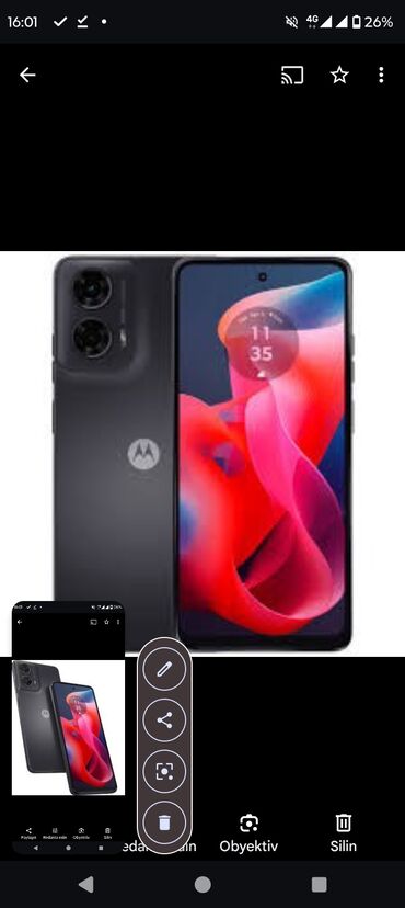 Motorola: Motorola Moto G23, 256 GB, Zəmanət, Düyməli, Sensor