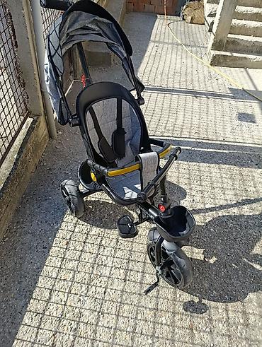 plasticne kucice: Dečji tricikl/kombinovana guralica sa tendom – FABI BABY Dete nije — 3