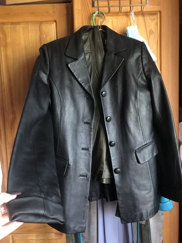 куртка columbia цена: Кожаная куртка, L (EU 40)