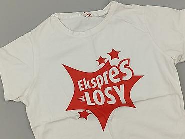 bluzki basic z dekoltem v: T-shirt damski, rozmiar L — 1