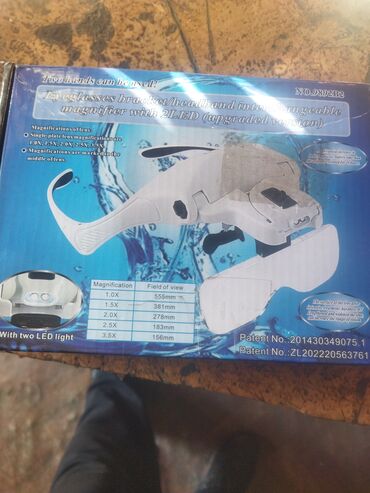 искусственные волосы на заколках бишкек: Налобная лупа с подсветкой 2 LED (модель NO.9892B2) Описание: -