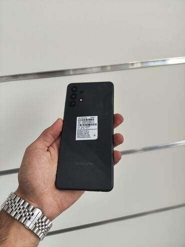 samsung m20 qiymeti: Samsung Galaxy A32, 128 GB, rəng - Qara, Düyməli, Barmaq izi