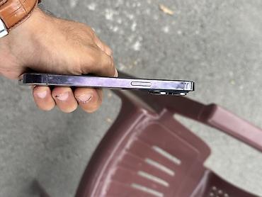 apple komputer qiymetleri: IPhone 14 Pro, 256 GB, Deep Purple, Face ID — 2