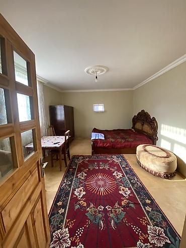 upd qesebesinde satilan evler: 1 otaqlı həyət evi - Plan: geniş bir otaq (yataq və qonaq zonası) — 3