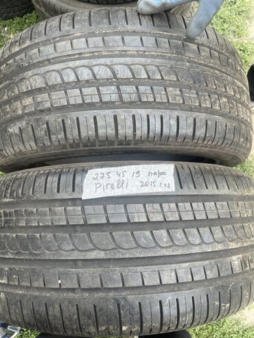 Шины: Шины 275 / 45 / R 19, Лето, Б/у, Пара, Легковые, Pirelli
