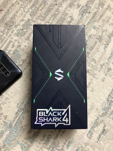 купить телефон black shark: Xiaomi, Black Shark 4, Колдонулган, 128 ГБ, түсү - Кара, 2 SIM