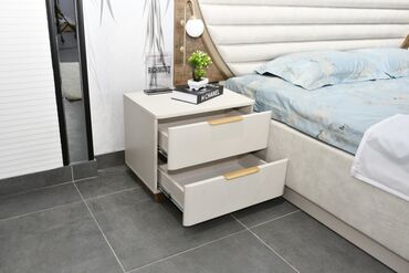 Спальные гарнитуры: Спальный гарнитур, Новый, Двуспальная кровать, Комод, В рассрочку, МДФ, Бесплатная доставка, Самовывоз, цвет - Белый — 19