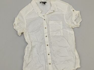 białe bluzki krótki rękaw: Bluzka Damska, H&M, S, stan - Dobry