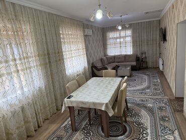 qaracuxur kiraye heyet evleri: 4 комнаты, 100 м², Нет кредита, Свежий ремонт