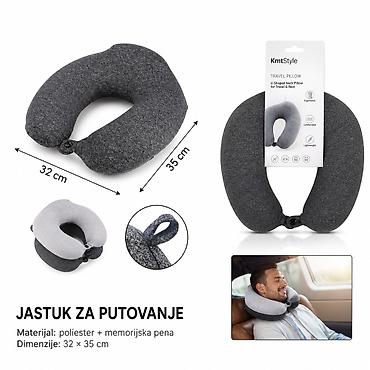 KMT Kopča negativnih jona Jastuk u obliku slova U sa kopčom za užad