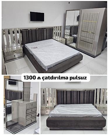 İkinəfərlik çarpayı, Dolab, Termo, 2 tumba, İşlənmiş